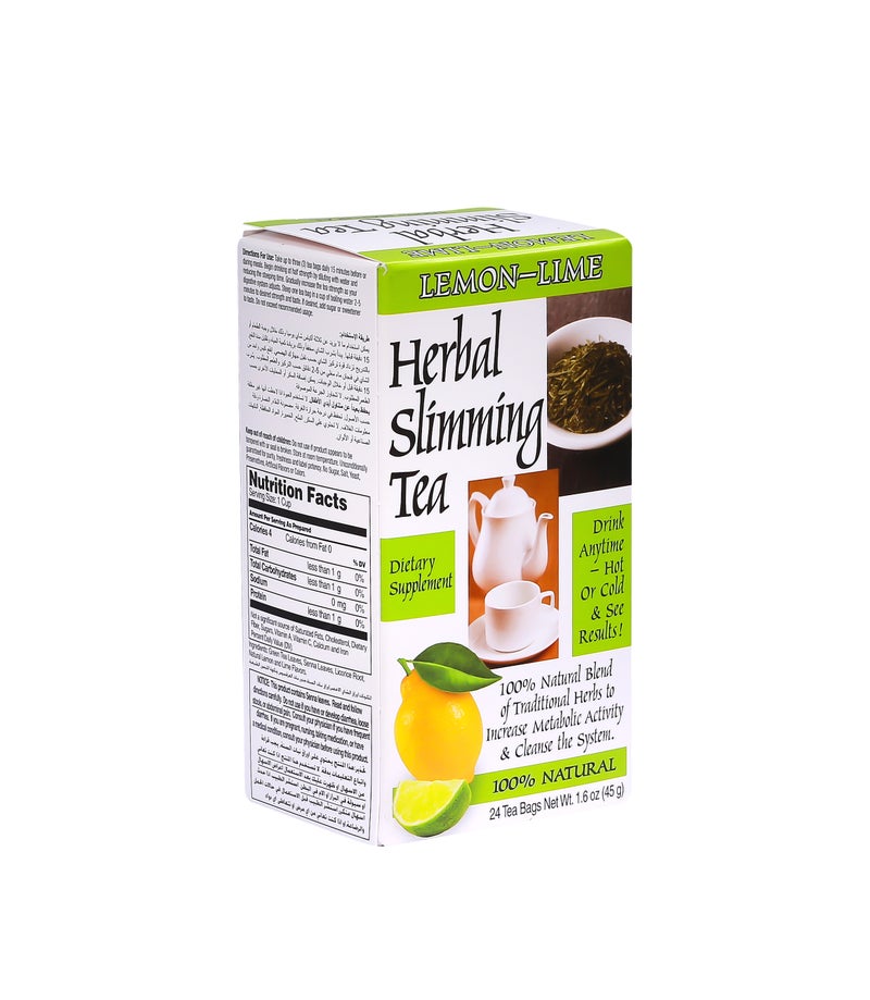 القرن الحادي والعشرون أكياس شاي التخسيس بالليمون والليمون - 24 قطعة، 1.7 أونصة (48 جم) - Image 3